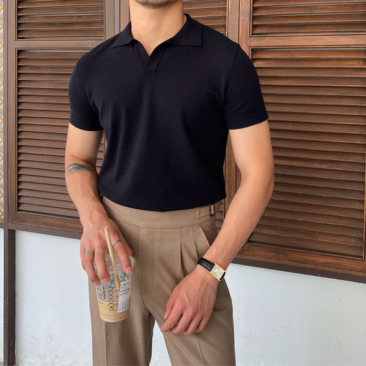 ANGELO KNIT POLO 