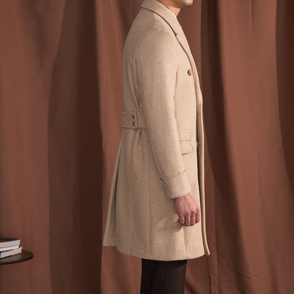 DOMINIC VINTAGE HERRINGBONE COAT 