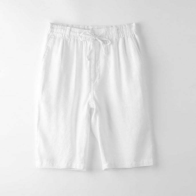 CLAUDIO LINEN SHORTS 