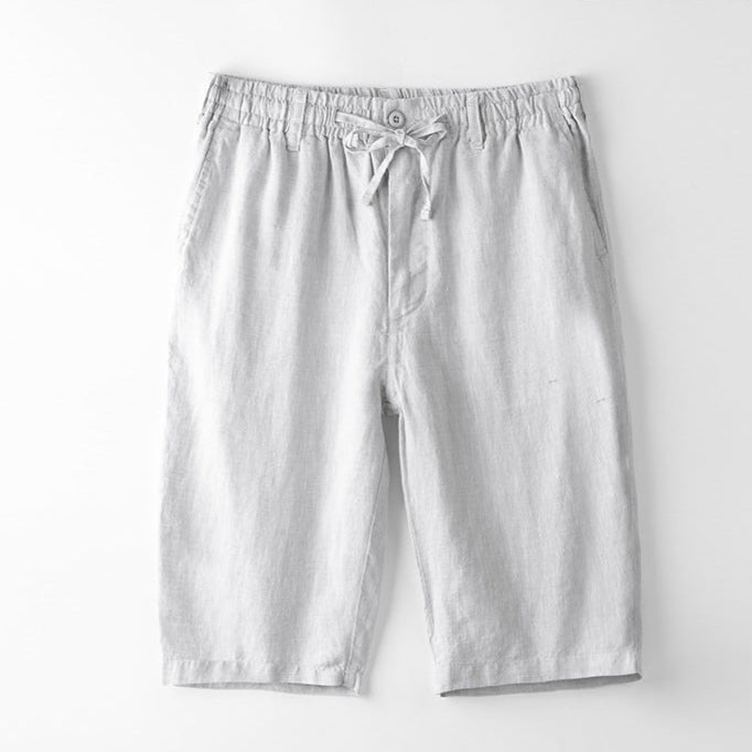 CLAUDIO LINEN SHORTS 
