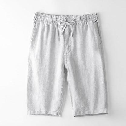 CLAUDIO LINEN SHORTS 