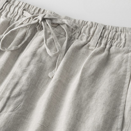 CLAUDIO LINEN SHORTS 