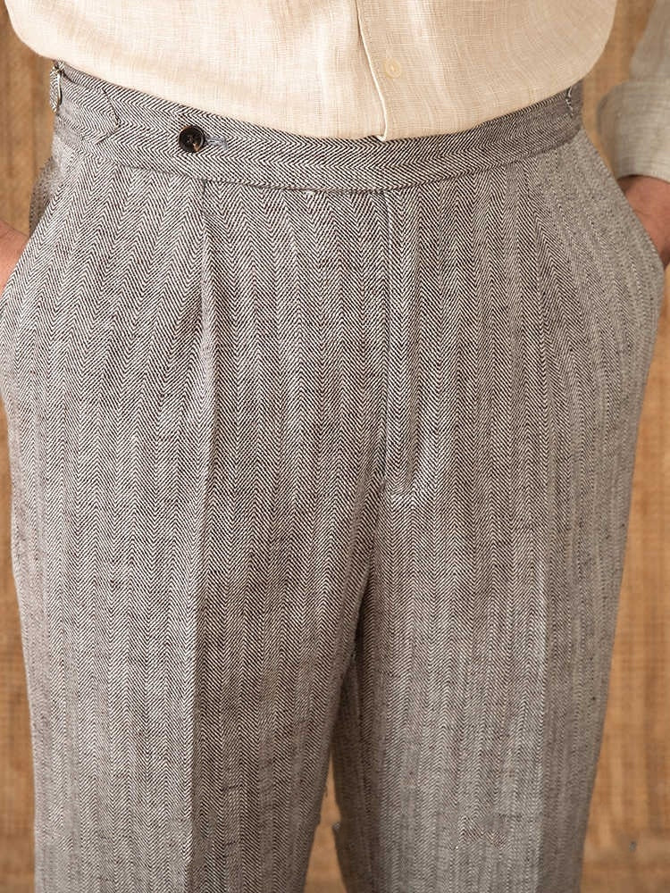 VINCENT LINEN TRUSERS