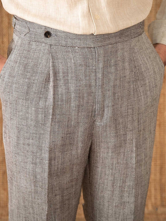 VINCENT LINEN TRUSERS