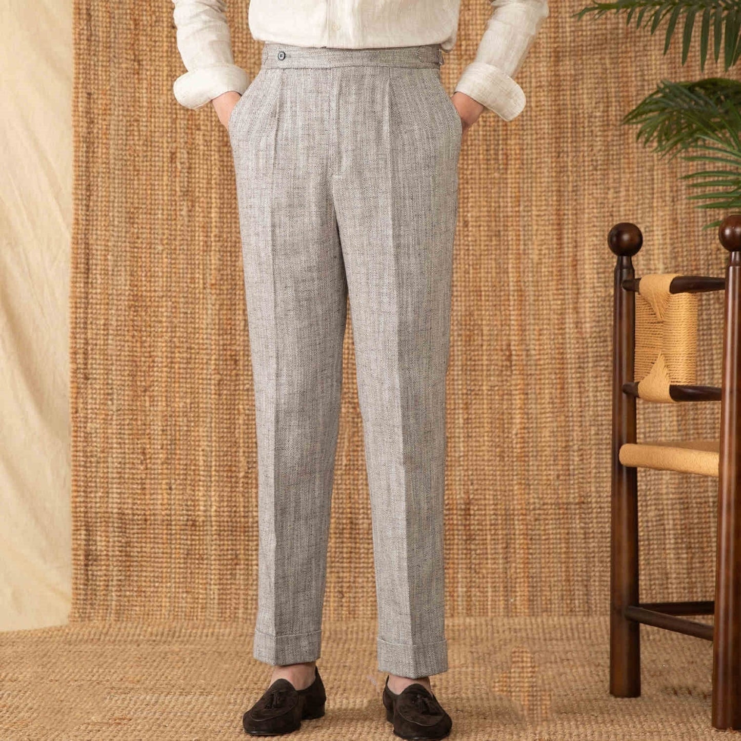 VINCENT LINEN TRUSERS